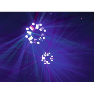 EUROLITE LED FE-1750 Hybrid Laserflower - Wielofunkcyjny LED PAR