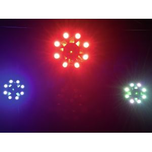 EUROLITE LED FE-1750 Hybrid Laserflower - Wielofunkcyjny LED PAR