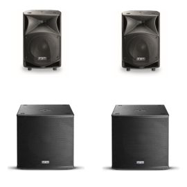 FBT 2x J MaxX 112A + 2x SubLine 118SA - zestaw nagłośnieniowy aktywny