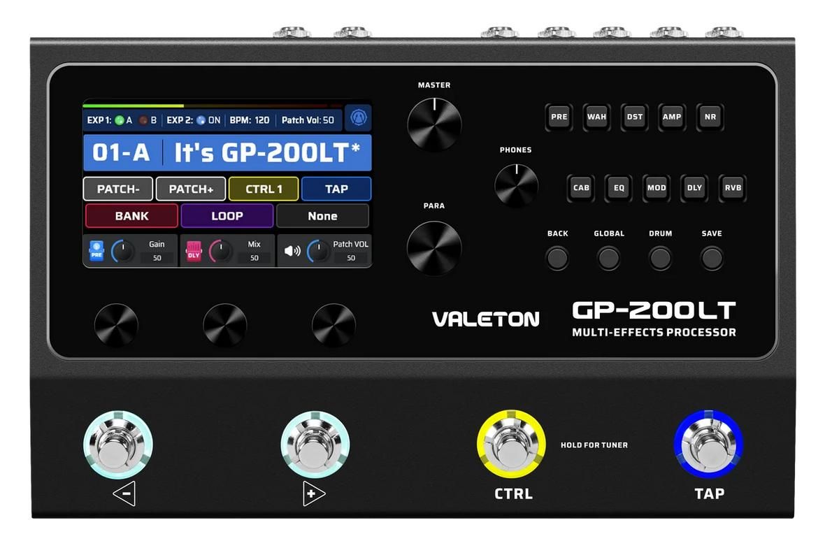Valeton GP-200LT - multiefekt gitarowy Valeton GP-200LT - multiefekt gitarowy