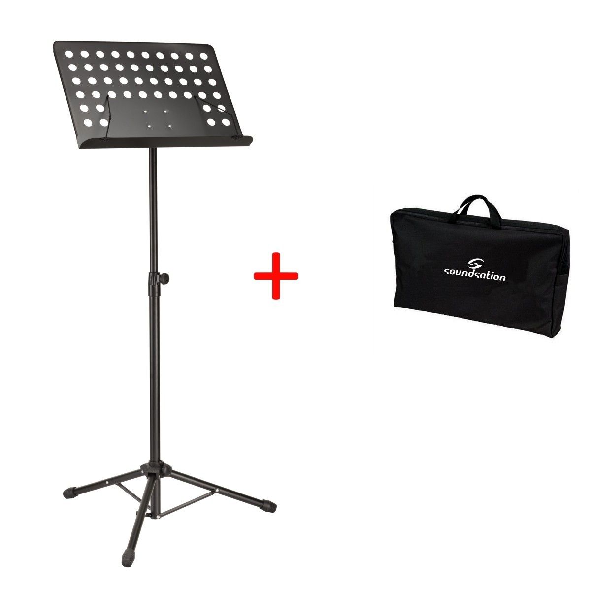 Soundsation SPMS-250 BK + BAG - pulpit do nut z pokrowcem Soundsation SPMS-250 BK + BAG - pulpit do nut z pokrowcem