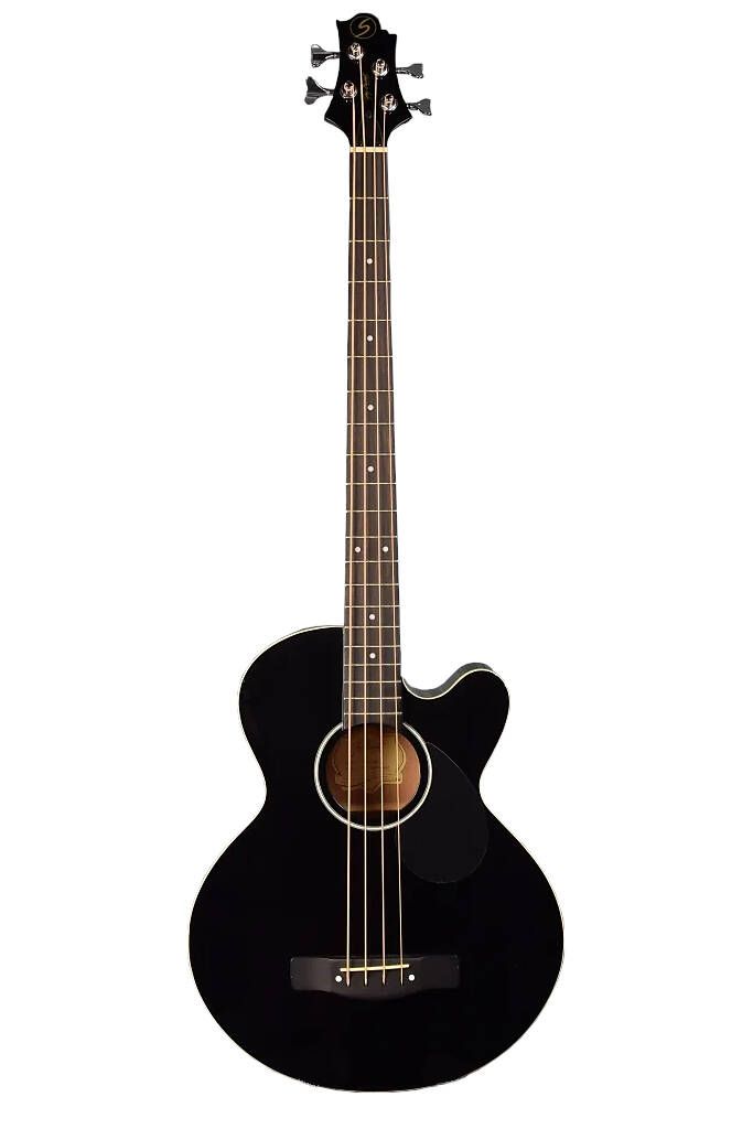Samick AB-2-B - gitara basowa, elektroakustyczna - czarna Samick AB-2-B - gitara basowa, elektroakustyczna - czarna