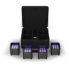 Chauvet Freedom PAR H9 IP X4 - Komplet Naświetlaczy Bezprzewodowych