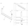 Optimal Audio U Bracket A (Black) - Uchwyt typu U do Cuboid 8 (czarny)