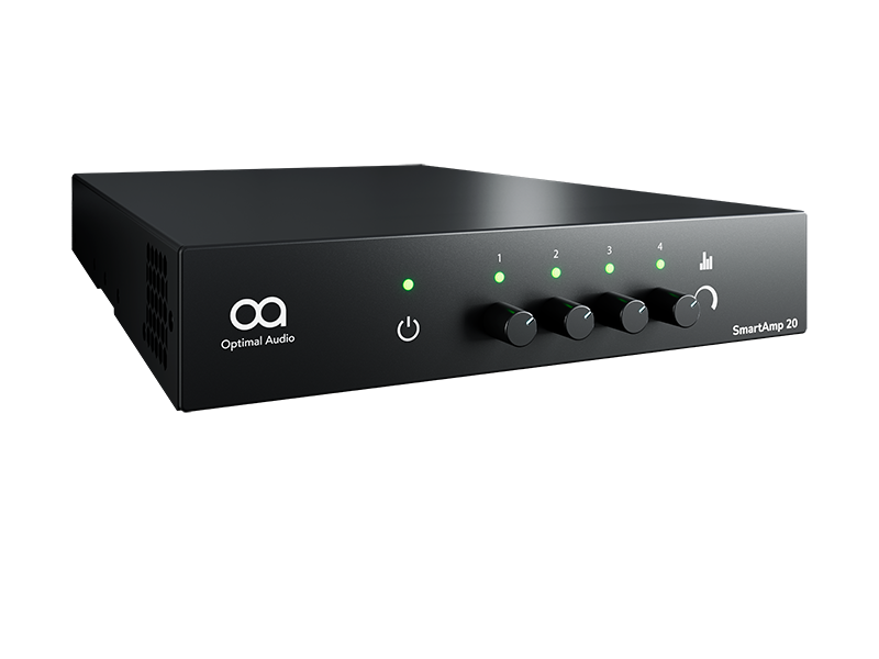 Optimal Audio SmartAmp 20 - Wzmacniacz 4 x 125 W ze zintegrowanym procesorem DSP