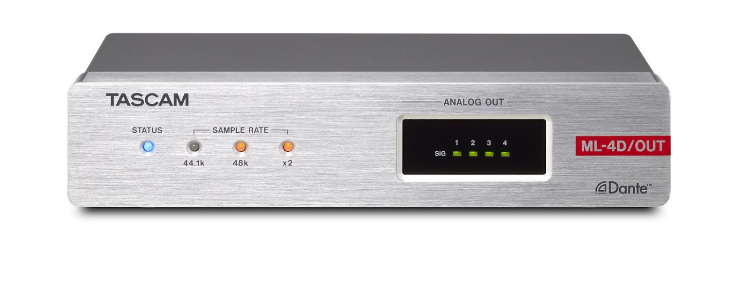 Tascam ML-4D-OUT-E - Konwerter 4 Line Out - DANTE