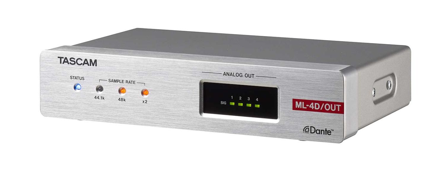 Tascam ML-4D-OUT-X - Konwenter 4 Line Out - Dante