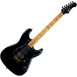 JET Guitars JET JS-400 BK G HSS - Gitara Elektryczna (Czarna)