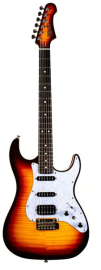 JET Guitars JET JS 600 BS HSS - Gitara Elektryczna (Brown Sunburst)