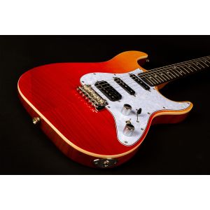 JET Guitars JET JS 600 TRS HSS - Gitara Elektryczna (Transparent Red)