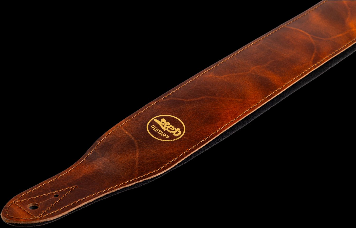 JET Guitars JET SL-50 BR GS - Skórzany Pasek Do Gitary