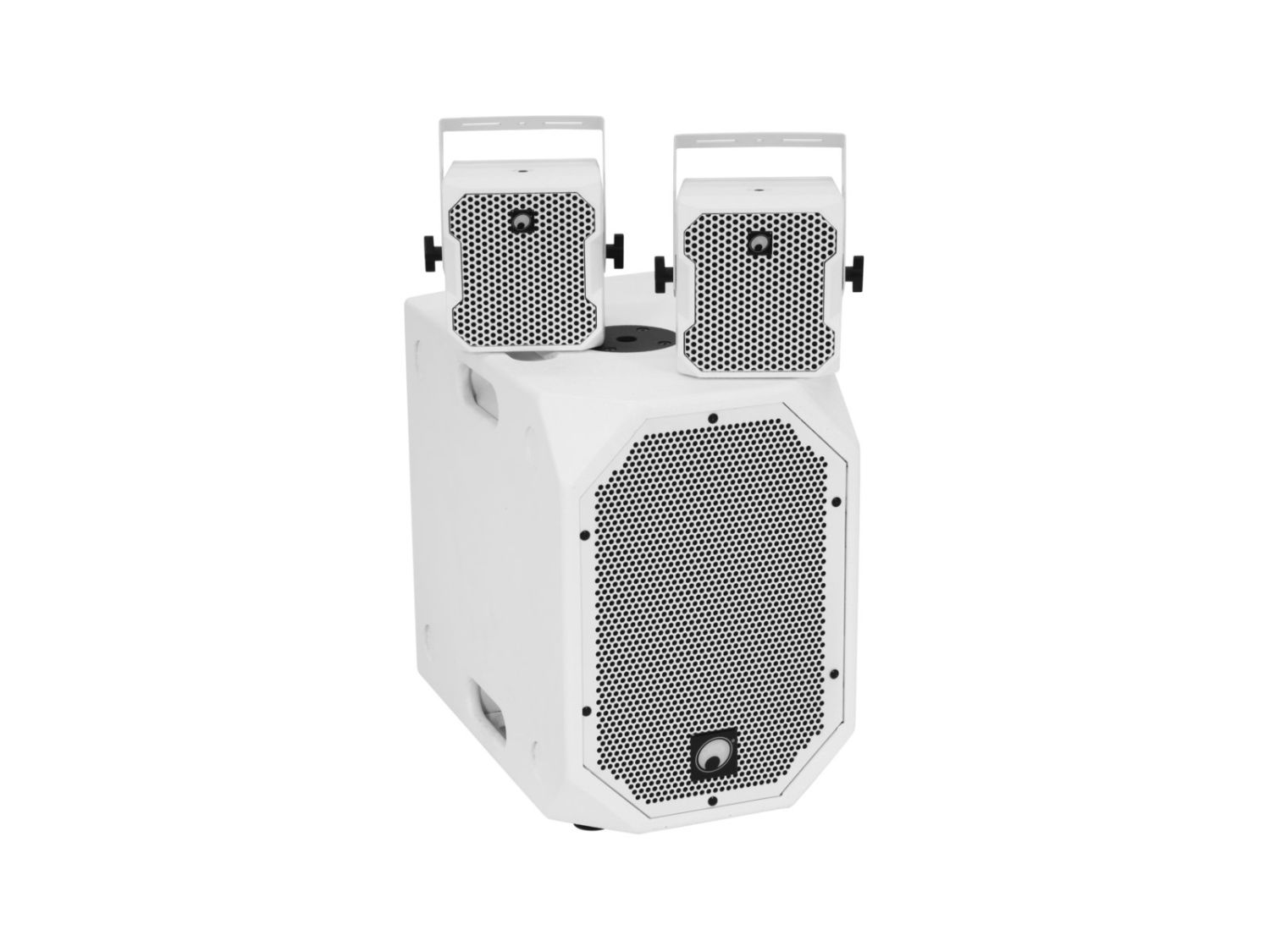 OMNITRONIC Set BOB-10A wh + 2x BOB-4 - Zestaw Głośników