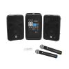 OMNITRONIC Set COMBO-160BT Aktywny System PA + UWM-2HH USB Zestaw Bezprzewodowy Mikrofonów