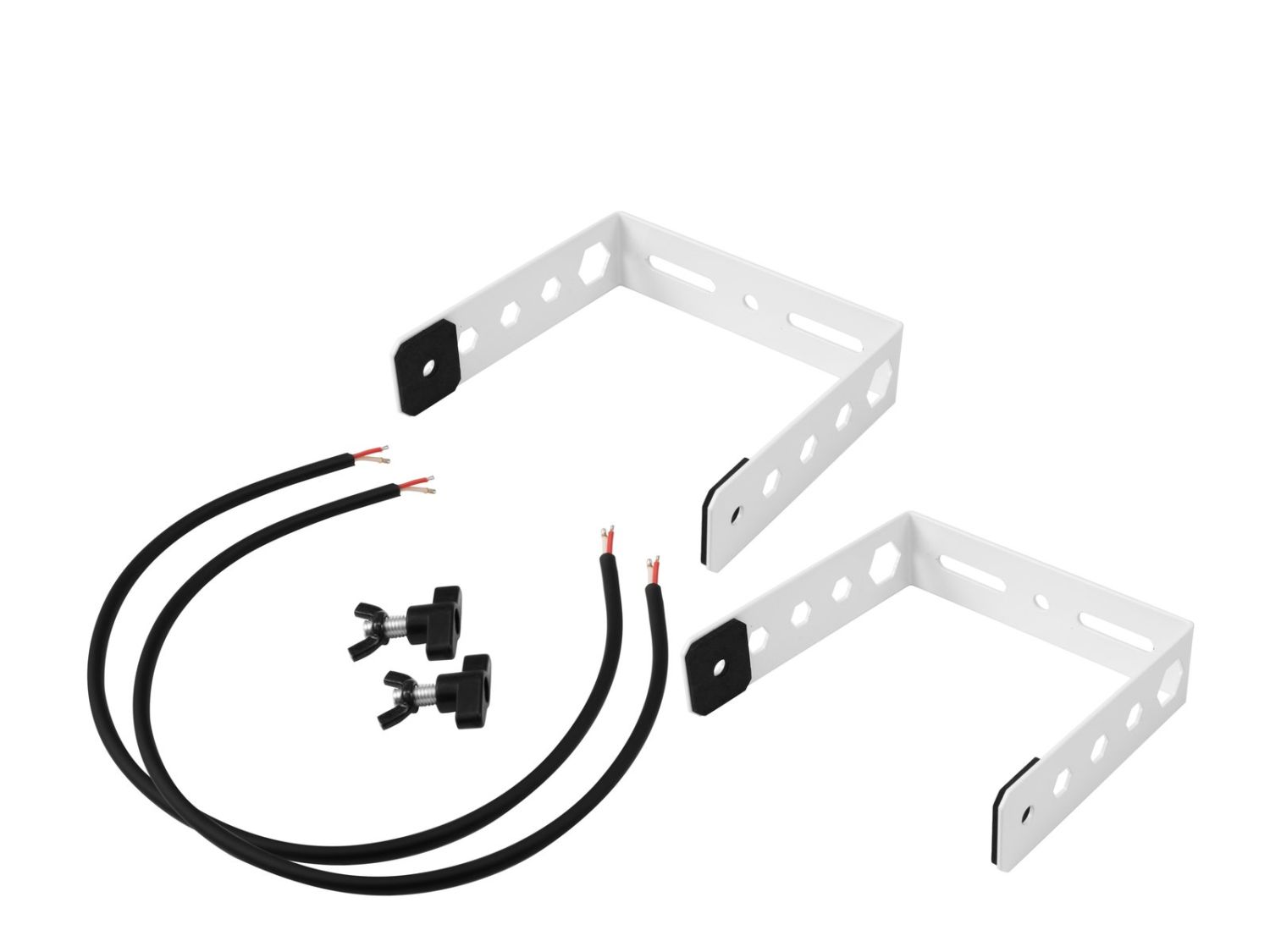 OMNITRONIC BOB-4 Extension Bracket white 2x - Uchwyty Do Głośników