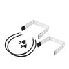 OMNITRONIC BOB-4 Extension Bracket white 2x - Uchwyty Do Głośników