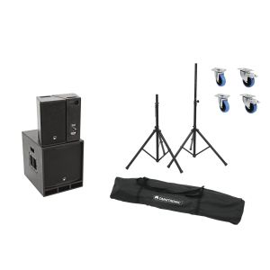 OMNITRONIC Set MAXX-1508DSP 2.1 - System Aktywny Ze Statywami I Akcesoriami