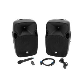 OMNITRONIC Set XFM-212AP + Speaker stand MOVE MK2 - Zestaw Nagłośnienia Ze Statywami i akcesoriami