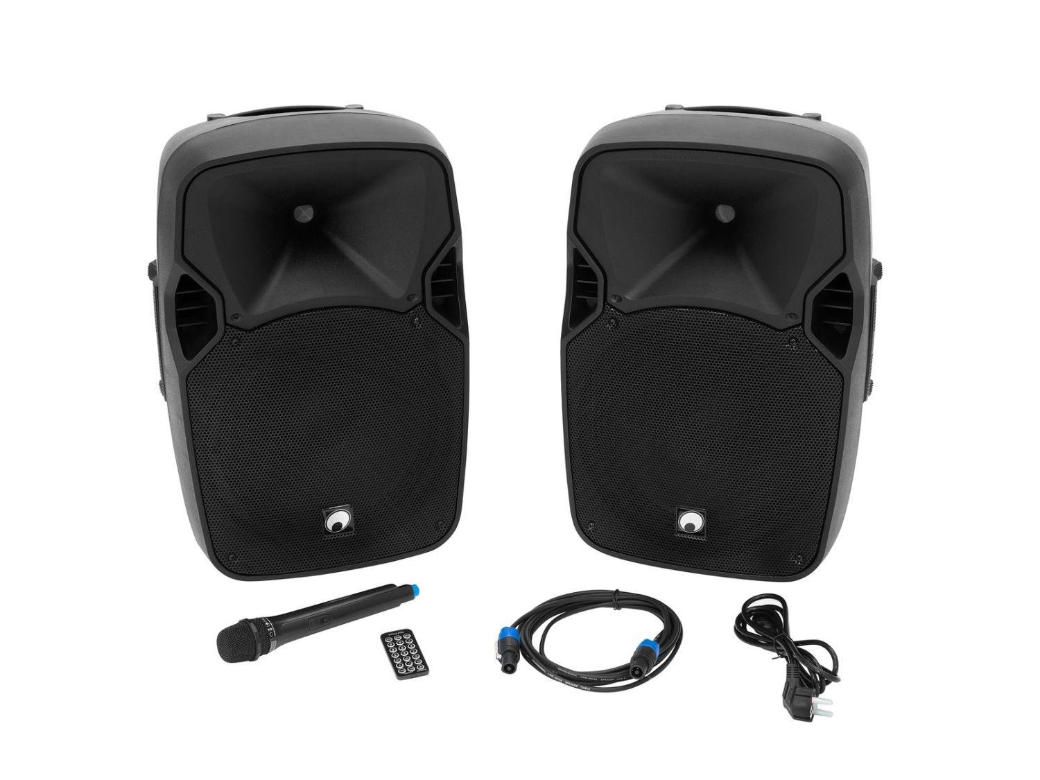 OMNITRONIC Set XFM-212AP + Speaker stand MOVE MK2 - Zestaw Nagłośnienia Ze Statywami i akcesoriami
