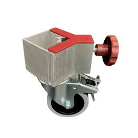 Duratruss DURASTAGE 750 Fixed Leg Shoe 60mm - Stopka z kółkiem i hamulcem