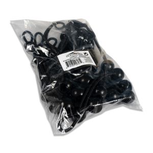 Duratruss DT Ball Bungee Loop 5mm black 20cm - Zestaw 25 linek napinających