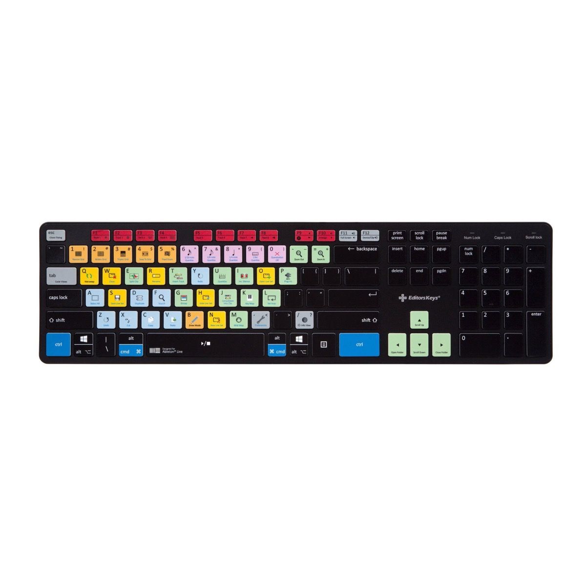 EditorsKeys- Ableton Live Keyboard MAC/WIN (Slimline) EditorsKeys - Ableton Live Keyboard MAC/WIN (Slimline)