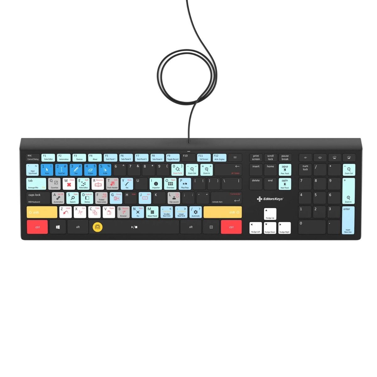 EditorsKeys- Bitwig Studio Keyboard WIN (podświetlana) EditorsKeys - Bitwig Studio Keyboard WIN (podświetlana)