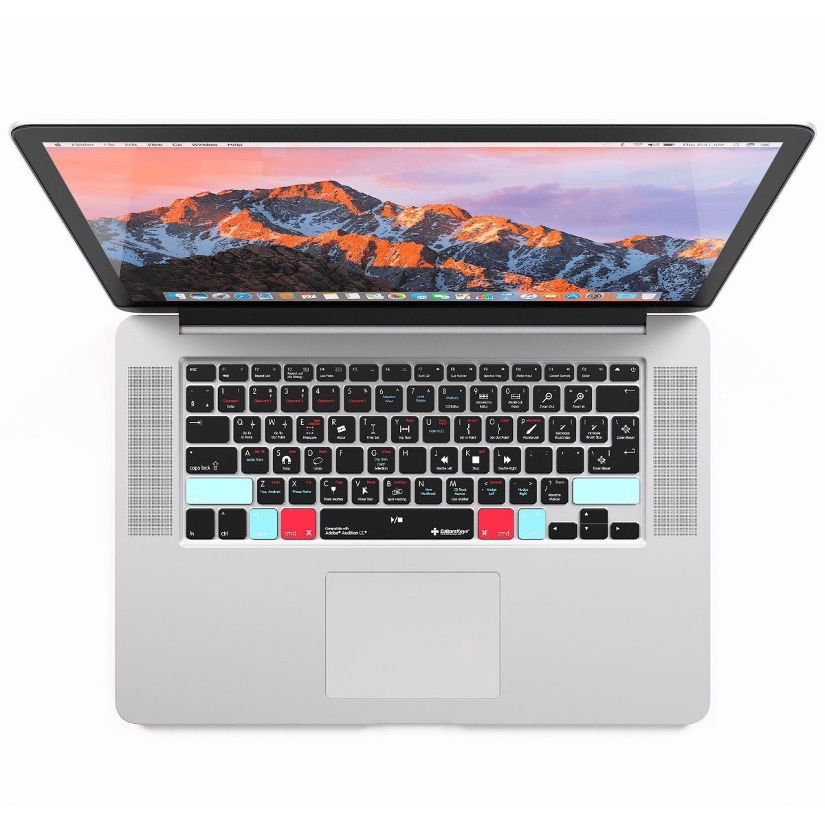 EditorsKeys- Adobe Audition Keyboard Covers (for MacBook Pro/Air 2008-2016) EditorsKeys - Adobe Audition Keyboard Covers (for MacBook Pro/Air 2008-2016)