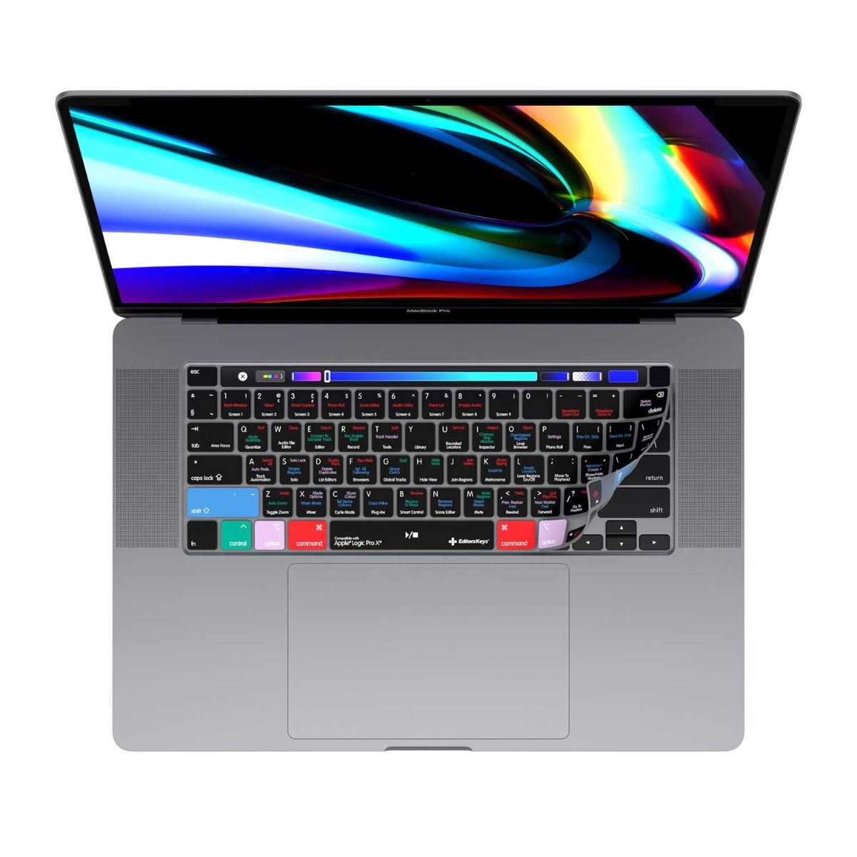 EditorsKeys- Logic Pro Keyboard Covers (for MacBook Pro/ Air 2020+) EditorsKeys - Logic Pro Keyboard Covers (for MacBook Pro/ Air 2020+)