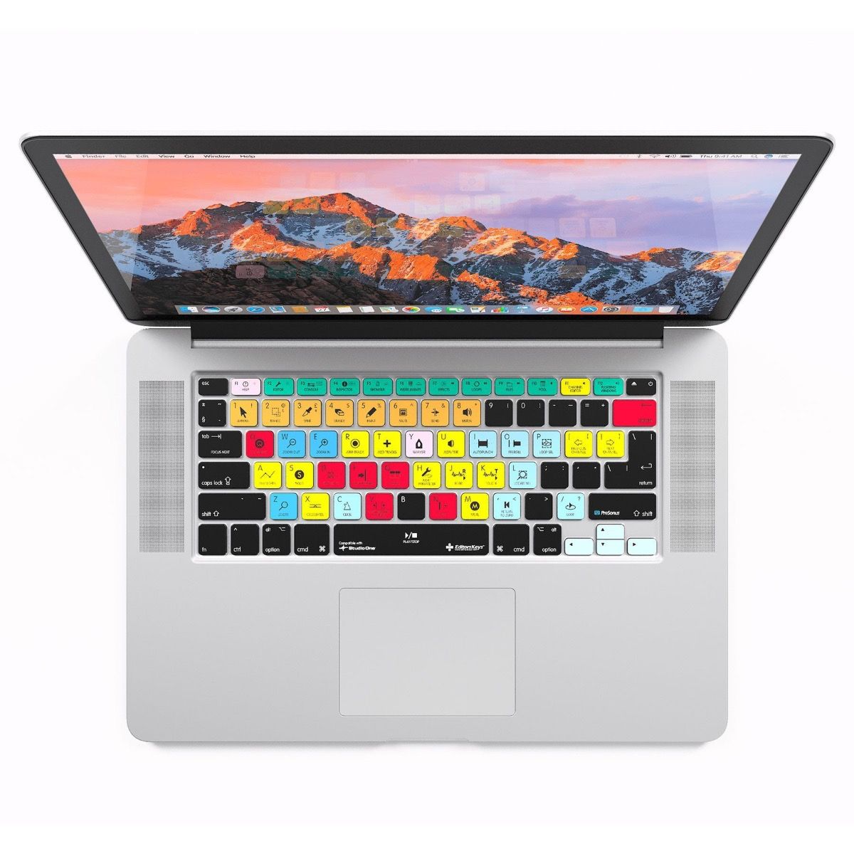 EditorsKeys- Studio One Keyboard Covers (for MacBook Pro/Air Retina 13"-15") EditorsKeys- Studio One Keyboard Covers (for MacBook Pro/Air Retina 13"-15")