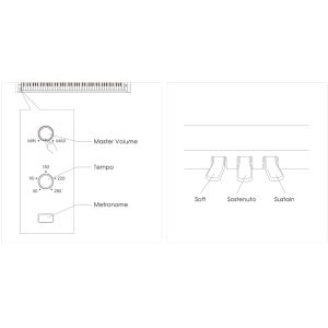 THE ONE- Smart Piano PLAY White