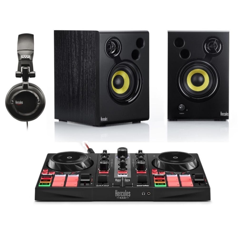 Hercules DJ Learning Kit MK2 Hercules DJ Learning Kit MK2 - Zestaw Dla Dj-a