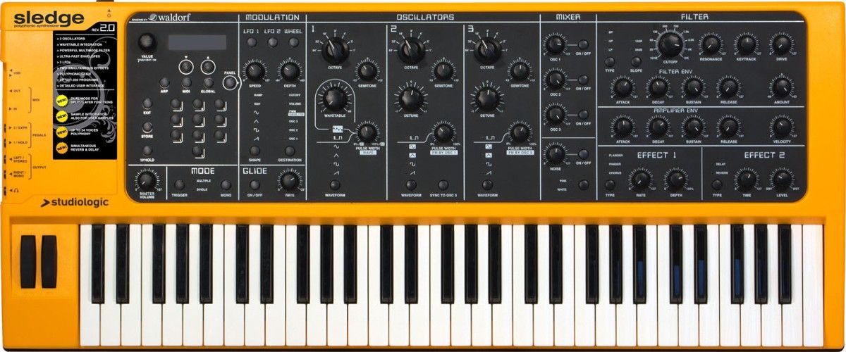 Studiologic Sledge 2.0 - Synterzator