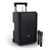 LD Systems ANNY 10 HHD 2 B5 - 10-calowy głośnik Bluetooth PA z akumulatorem, mikserem i 2x mikrofonem bezprzewodowym