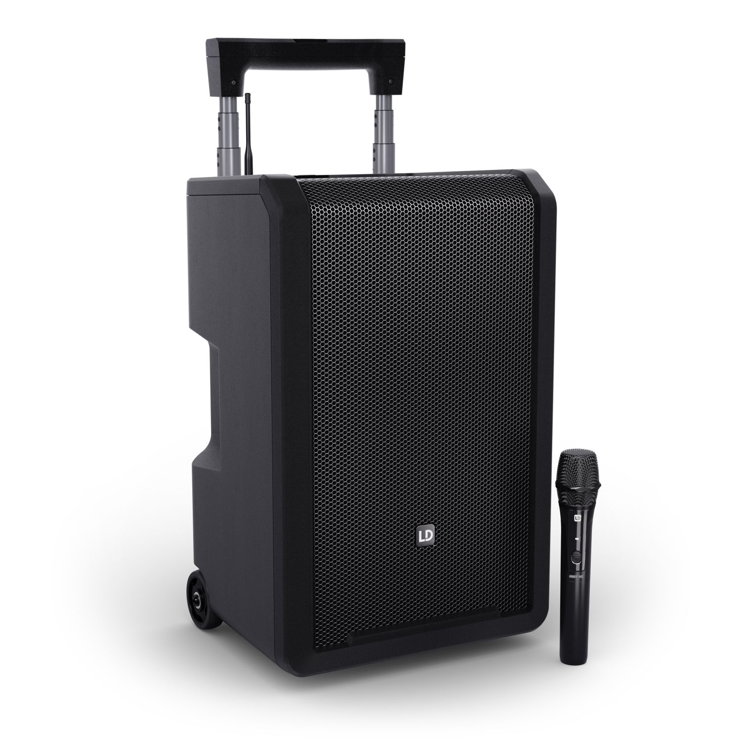 LD Systems ANNY® 10 HHD B8 - 10-calowy głośnik Bluetooth® PA z akumulatorem, mikserem i 1x mikrofonem bezprzewodowym LD Systems ANNY 10 HHD B8 - 10-calowy głośnik Bluetooth PA z akumulatorem, mikserem i 1x mikrofonem bezprzewodowym