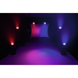 EUROLITE LED 4C-12 Silent Slim Spot - Reflektor LED PAR