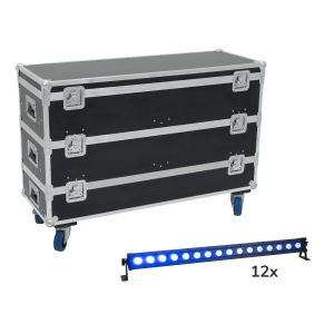 EUROLITE Zestaw 12x LED IP T-Bar 16 QCL Bar + Skrzynia Transportowa