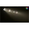 LIGHT4ME TRI PAR 3x4W LED RGBW mocny mobilny BLACK