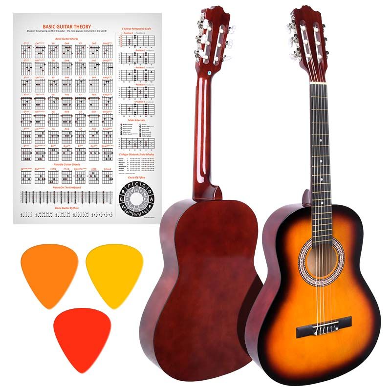 NN BD 36 gitara klasyczna 3/4 do nauki SUNBURST NN BD 36 gitara klasyczna 3/4 do nauki SUNBURST