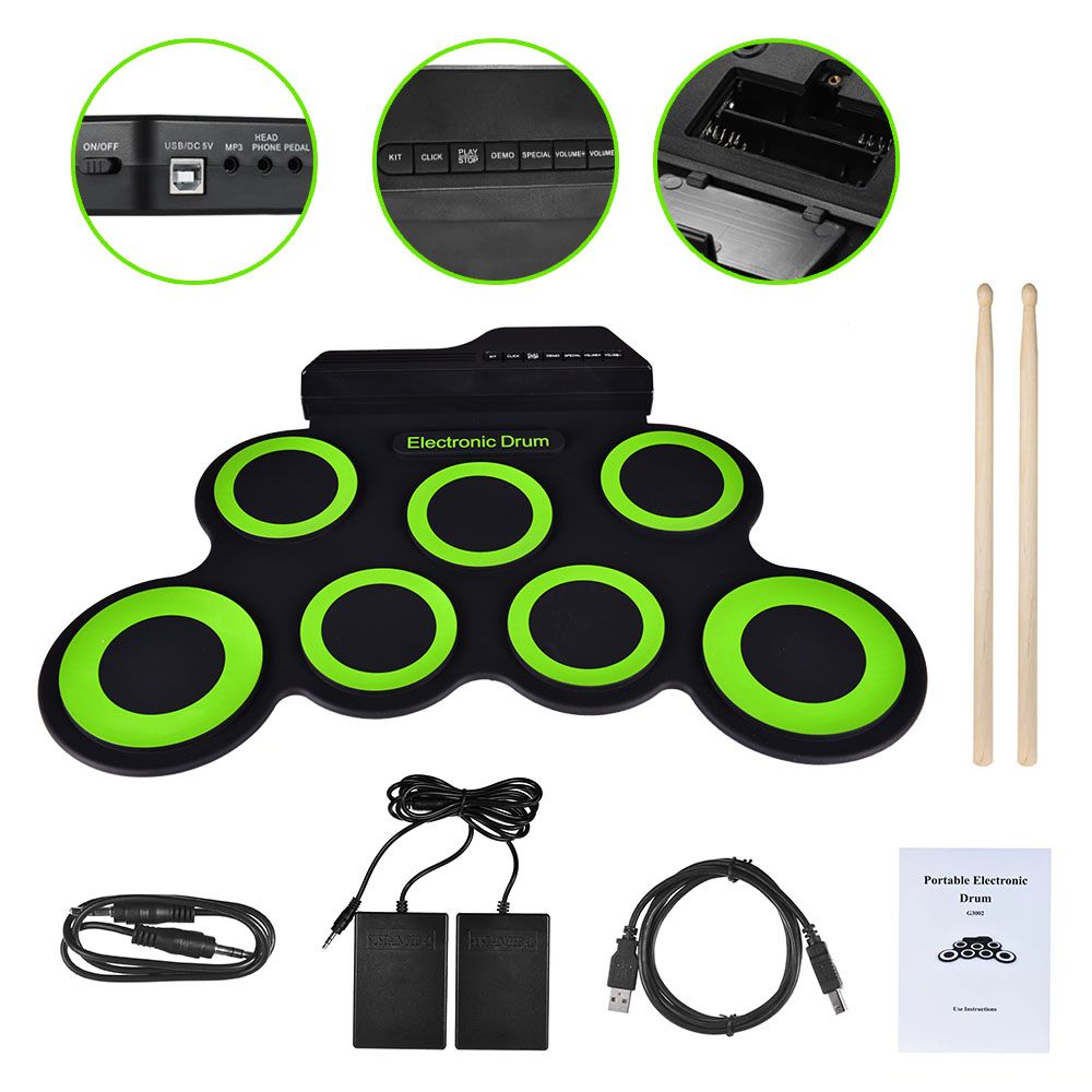 NN ROLL UP DRUM PAD zwijana perkusja elektroniczna NN ROLL UP DRUM PAD zwijana perkusja elektroniczna