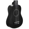 NN UK 01 BLACK ukulele sopranowe czarne pokrowiec