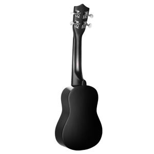 NN UK 01 BLACK ukulele sopranowe czarne pokrowiec