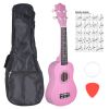 NN UK 01 PINK ukulele sopranowe różowe pokrowiec