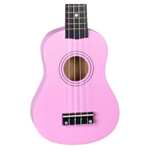 NN UK 01 PINK ukulele sopranowe różowe pokrowiec
