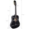 NN BD 36 gitara klasyczna 3/4 do nauki BLACK