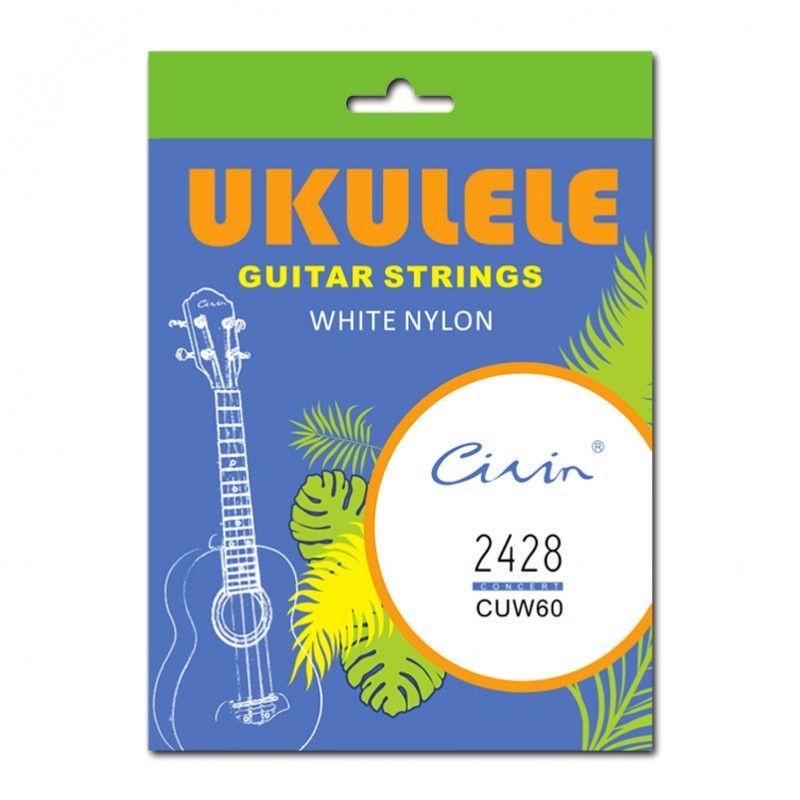 NN US 2428 struny do ukulele nylonowe białe Civin NN US 2428 struny do ukulele nylonowe białe Civin