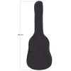 NN GBC 36 tani pokrowiec na gitarę 3/4 z szelkami