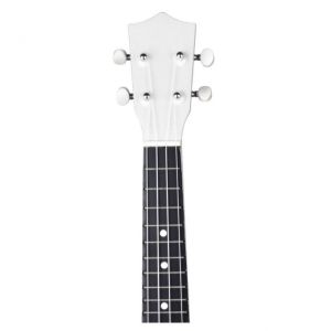 NN UK 01 WHITE ukulele sopranowe białe pokrowiec