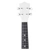 NN UK 01 WHITE ukulele sopranowe białe pokrowiec