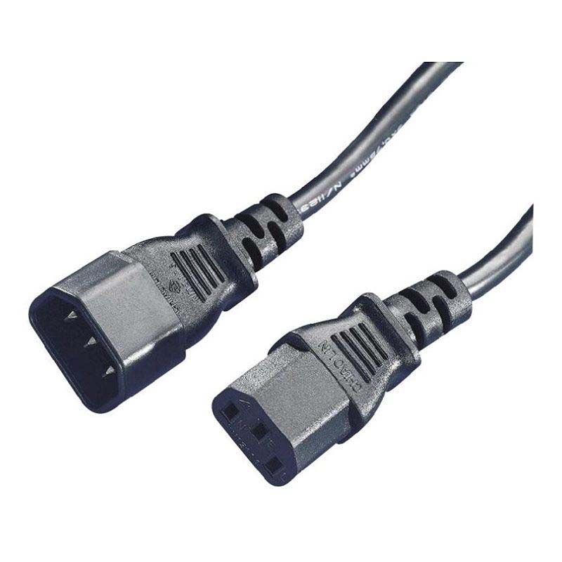 NN PC kabel IEC in/out przewód zasilający przedłuż NN PC kabel IEC in/out przewód zasilający przedłużacz 1.5m