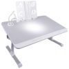 NN D1 stolik na łóżko port USB lampka wiatraczek szuflada pulpit